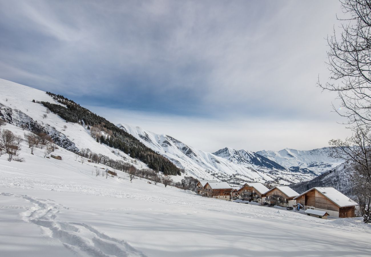 Studio in Saint-Sorlin-d´Arves - Bright studio 5 ppl, balcony, near ski station