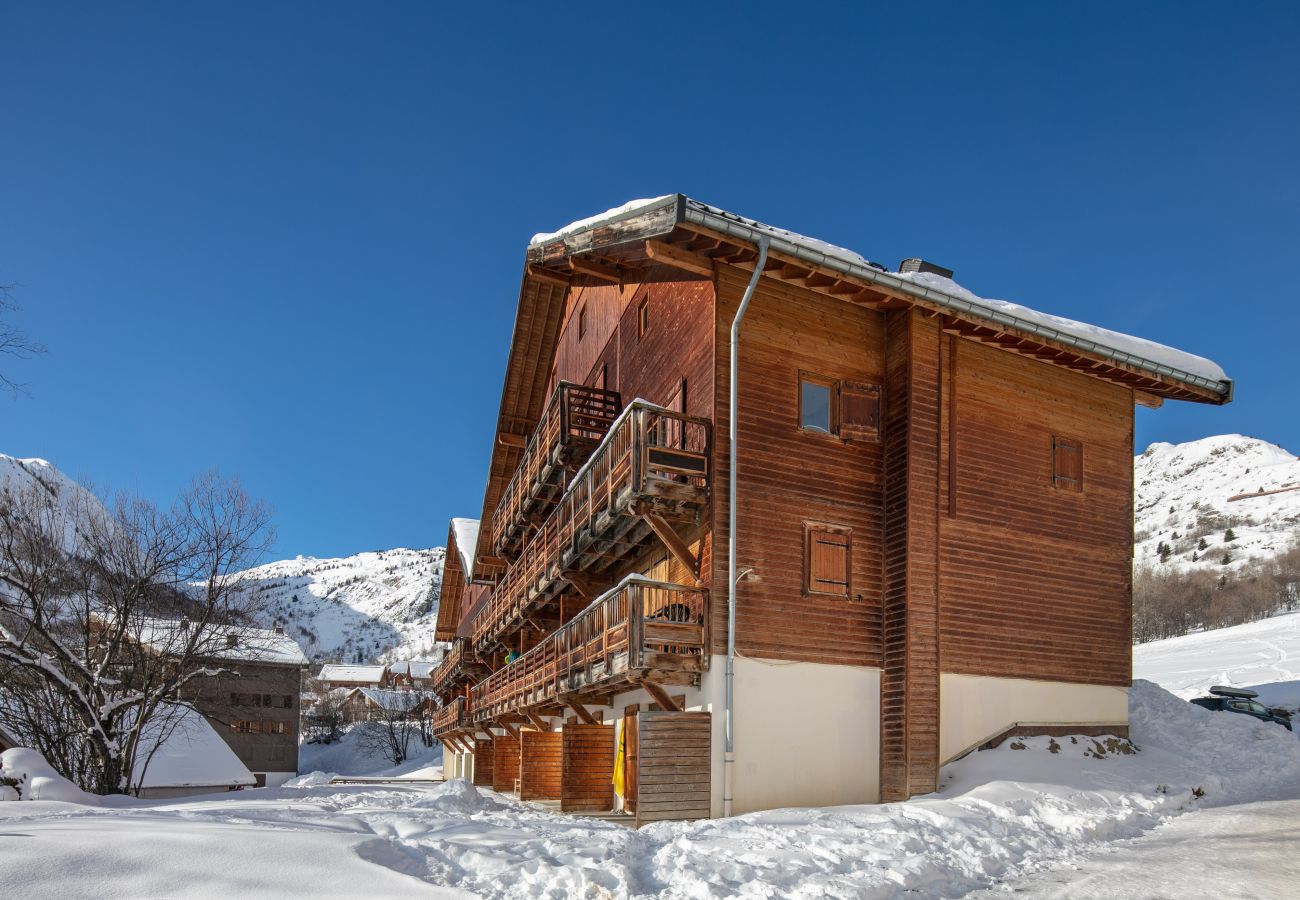 Studio in Saint-Sorlin-d´Arves - Bright studio 5 ppl, balcony, near ski station