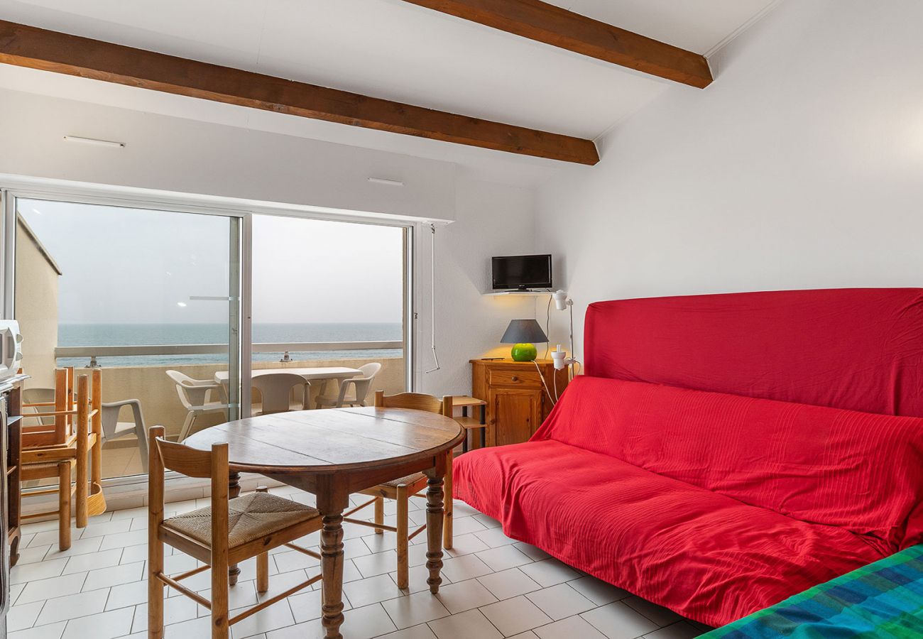 Studio in Agde - Studio 4 ppl, sea view terrace, private parking