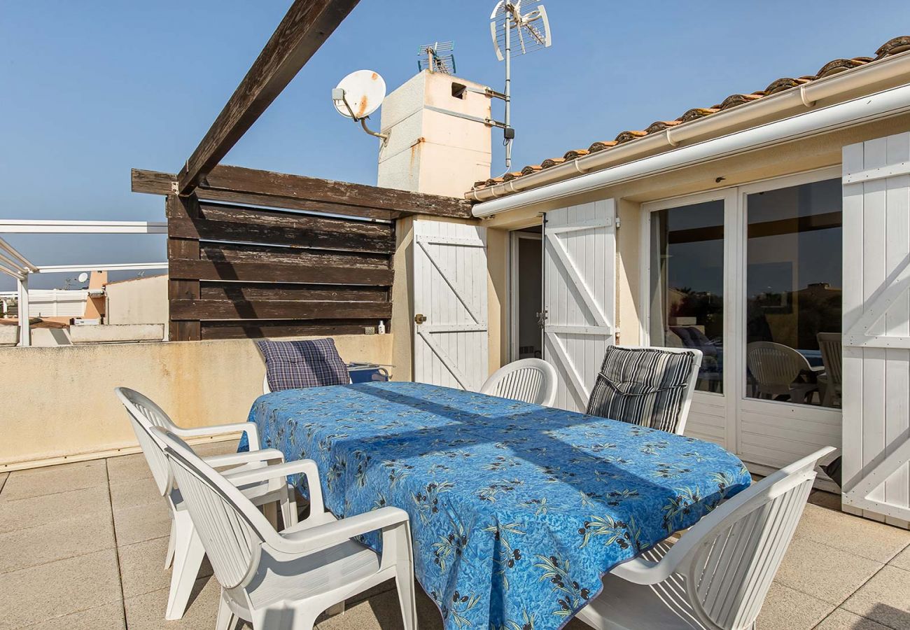 Apartment in Agde - Bright apt 4/6 ppl, 2 terraces, beach at 80m