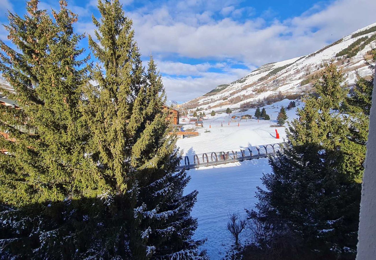 Studio in Les Deux Alpes - Les 2 Alpes studio 2 ppl with ski station view