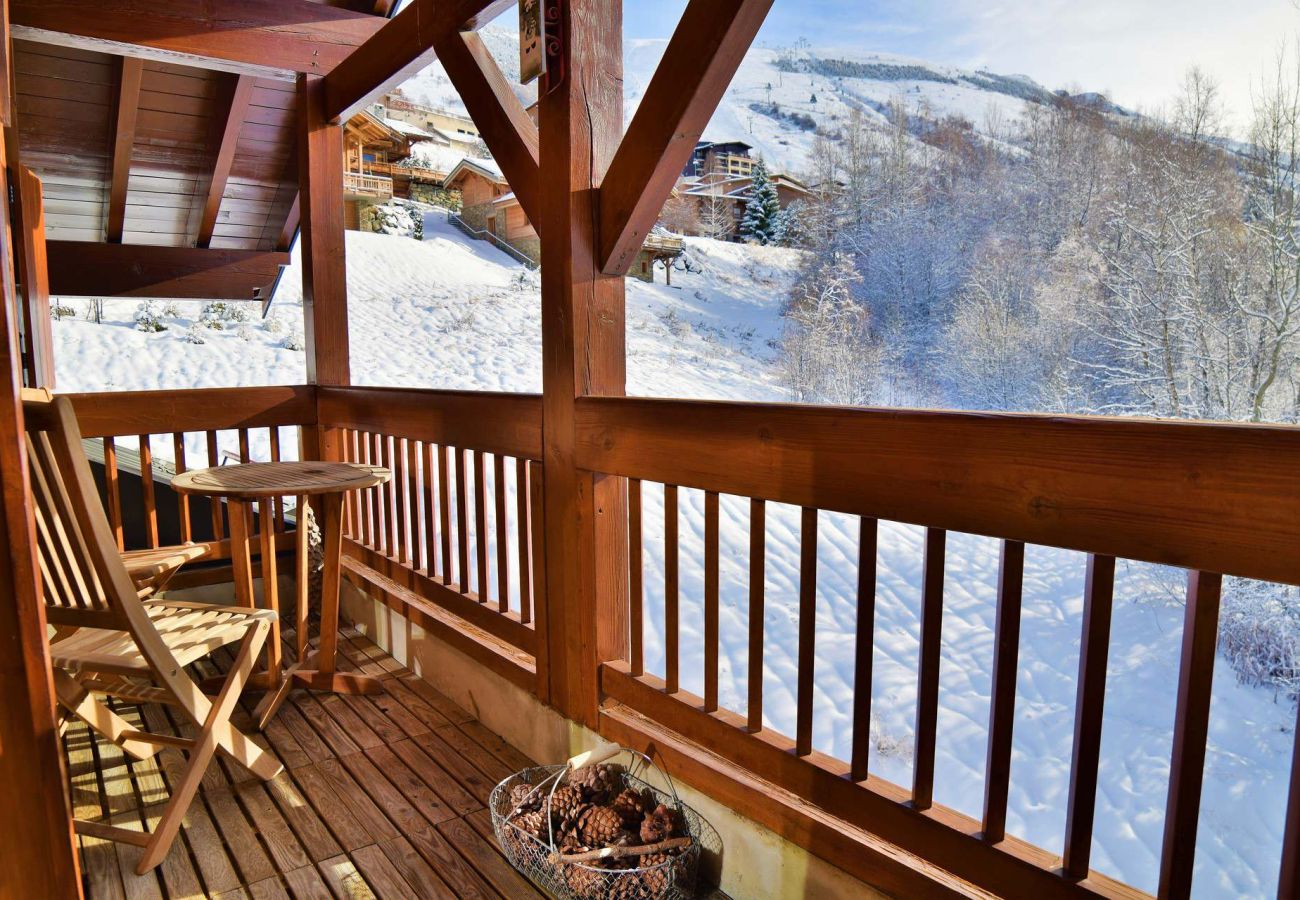 Apartment in Les Deux Alpes - Apt 6 ppl with balcony, near the ski station