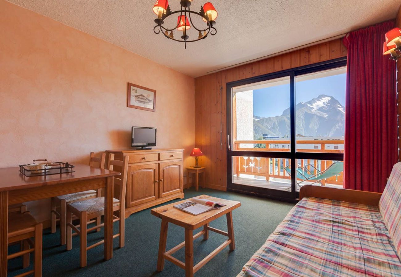 Studio in Les Deux Alpes - Bright studio 4 ppl, balcony, near the ski station