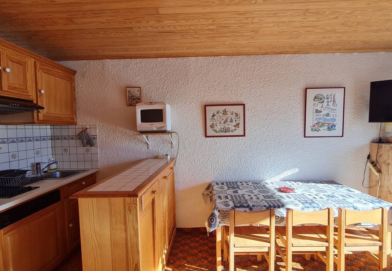 Studio in Les Deux Alpes - Bright studio 4/6 ppl, balcony, near the ski runs