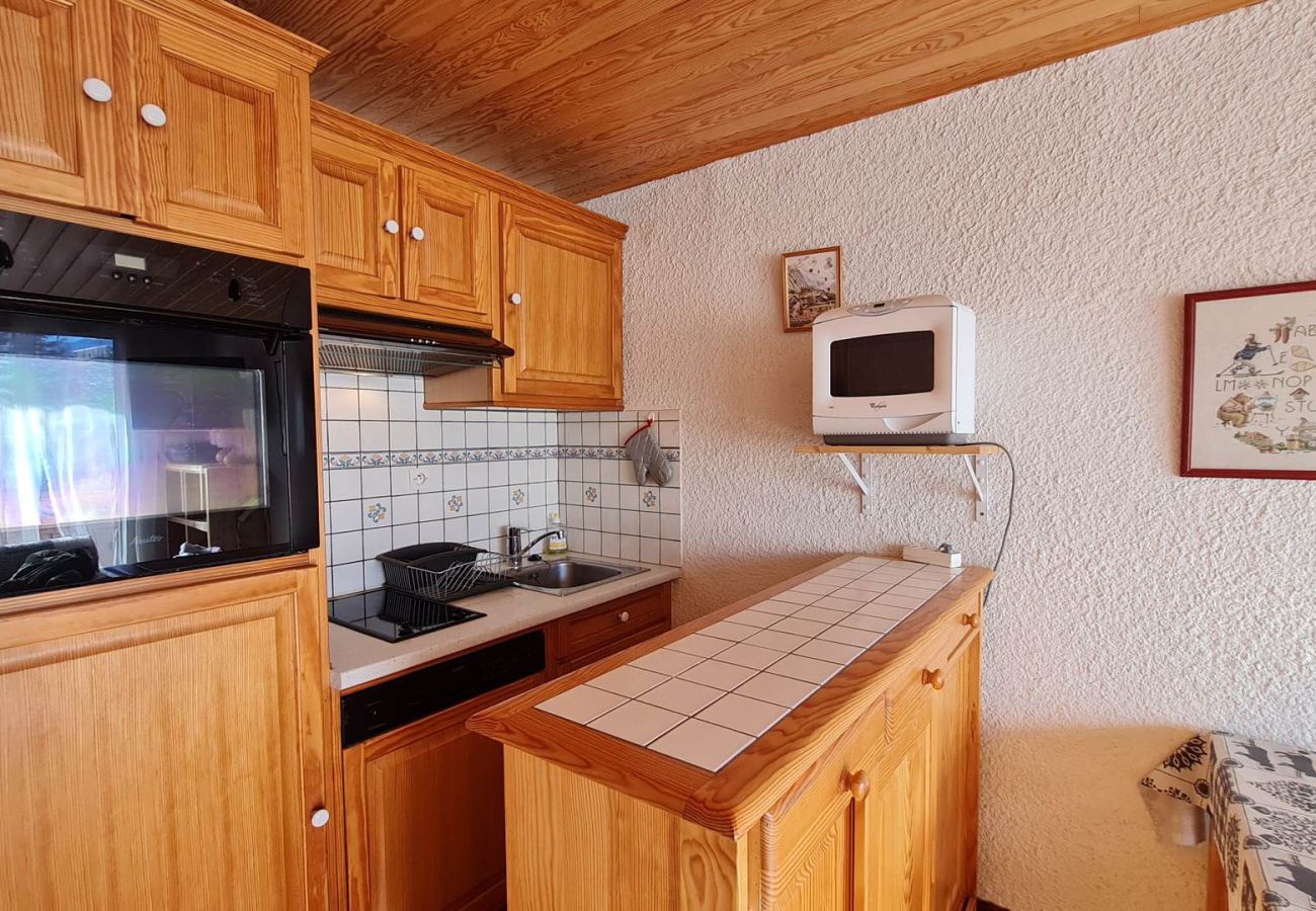 Studio in Les Deux Alpes - Bright studio 4/6 ppl, balcony, near the ski runs