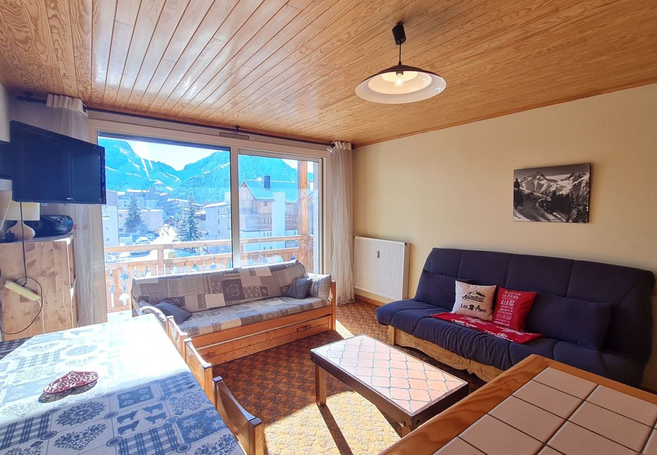 Studio in Les Deux Alpes - Bright studio 4/6 ppl, balcony, near the ski runs