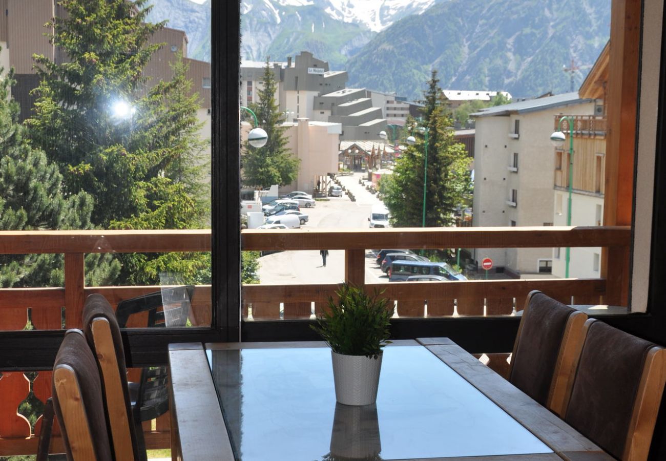 Studio in Les Deux Alpes - Bright studio 4 ppl, balcony, near the ski station