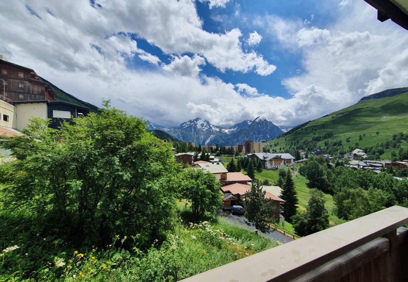 Apartment in Les Deux Alpes - Apt 4/6 ppl, balcony, near the ski station