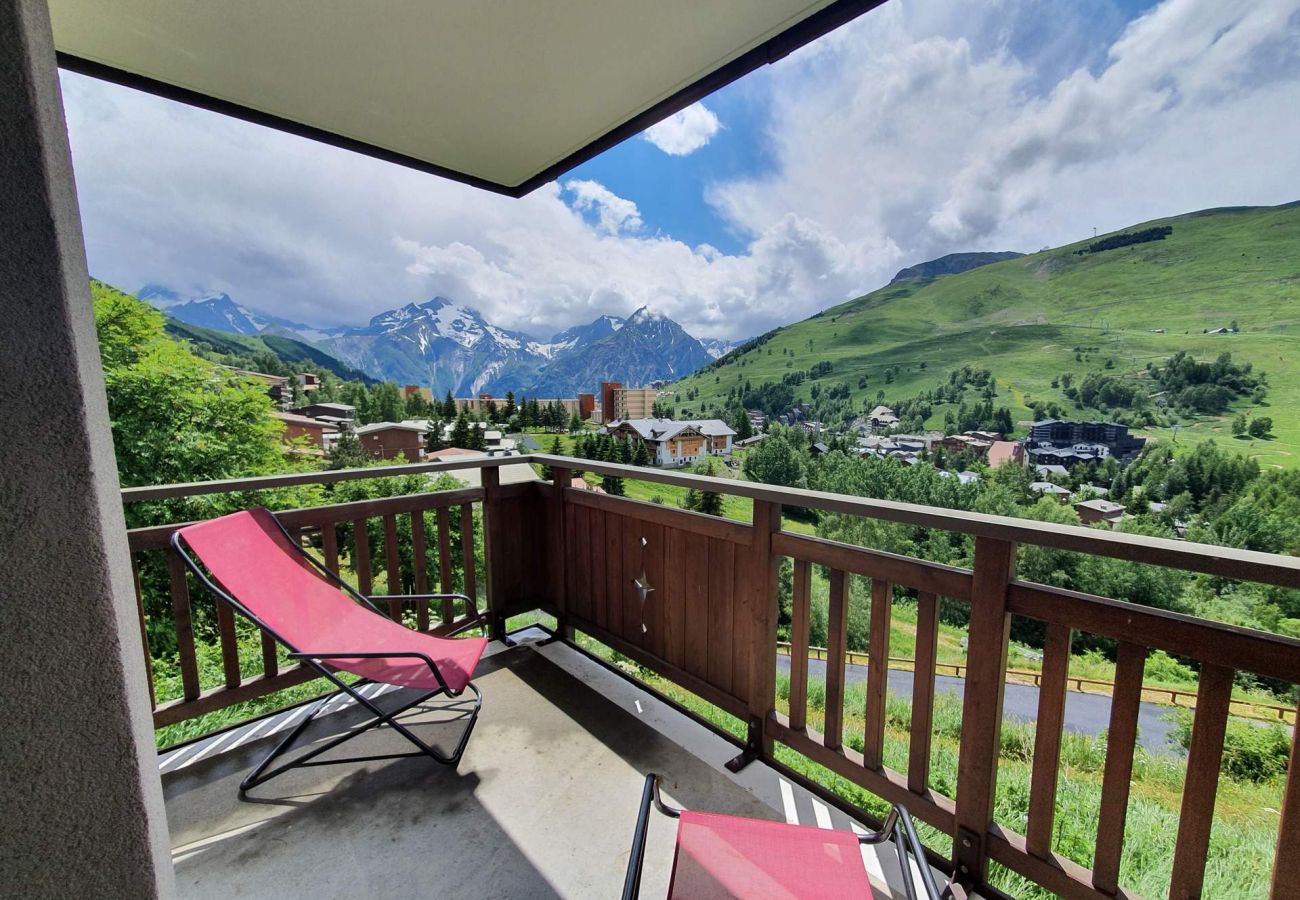 Apartment in Les Deux Alpes - Apt 4/6 ppl, balcony, near the ski station