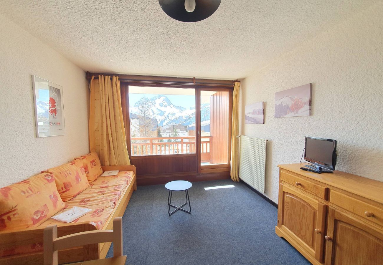 Studio in Les Deux Alpes - Studio 4 ppl, balcony, near the ski station