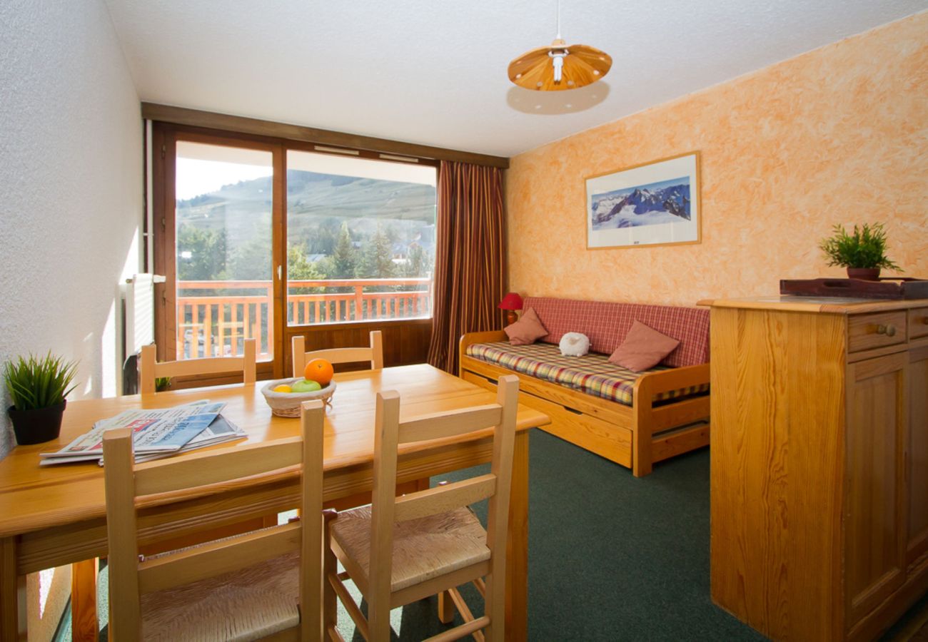 Studio in Les Deux Alpes - Bright studio 4 ppl, balcony, near the ski station