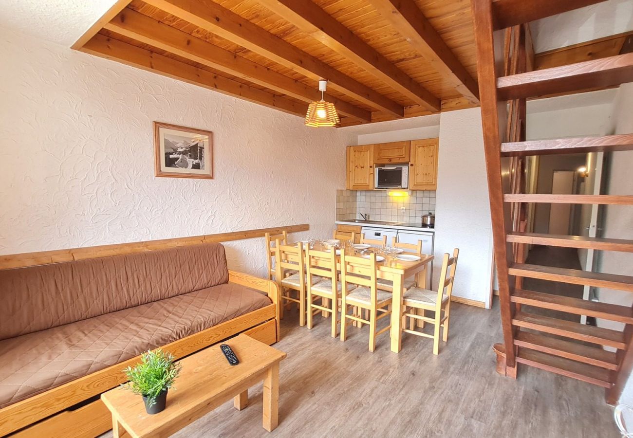 Apartment in Les Deux Alpes - Spacious duplex 8 ppl, balcony, mountain view