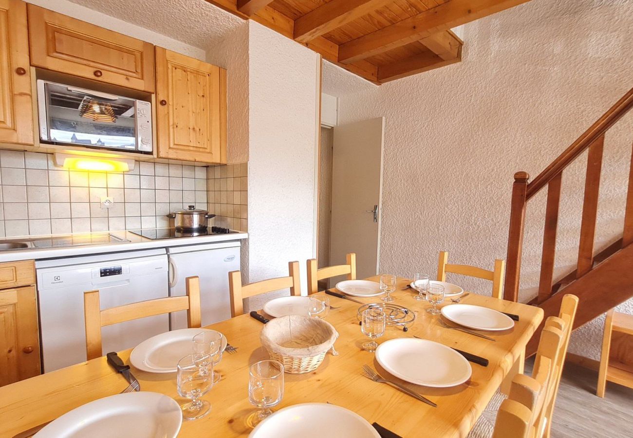 Apartment in Les Deux Alpes - Spacious duplex 8 ppl, balcony, mountain view