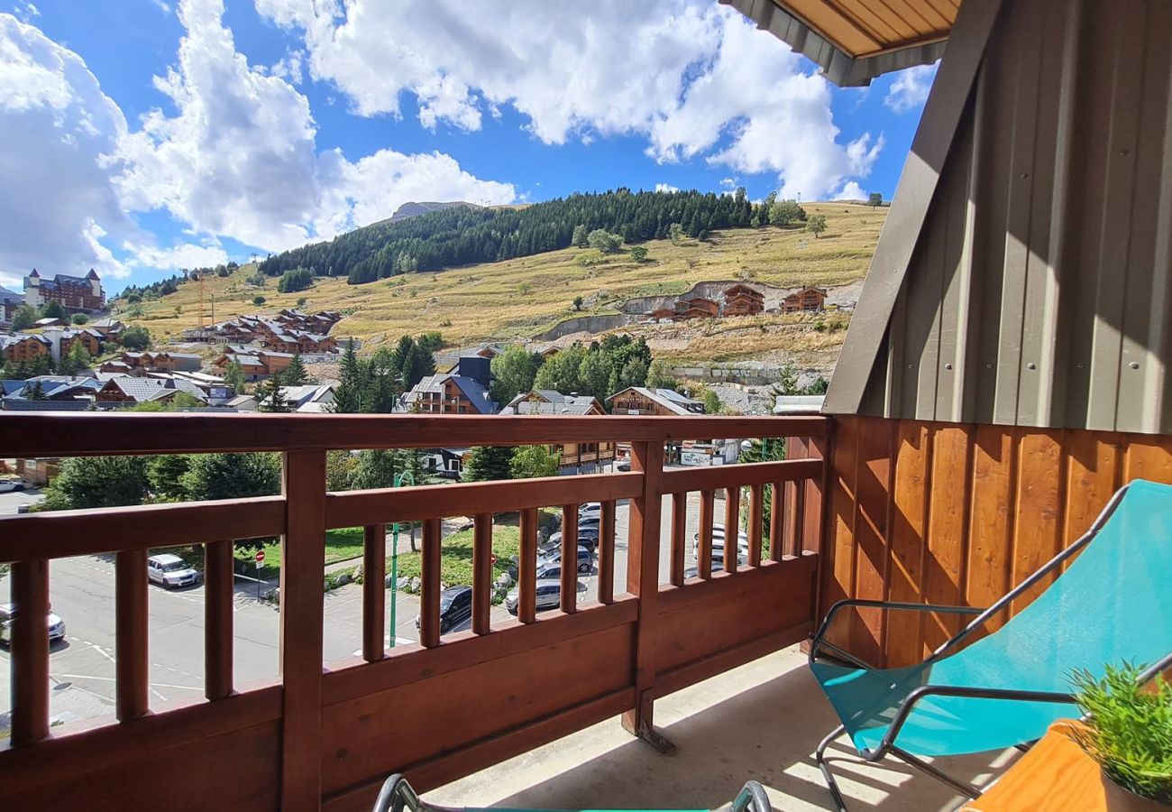 Apartment in Les Deux Alpes - Spacious duplex 8 ppl, balcony, mountain view