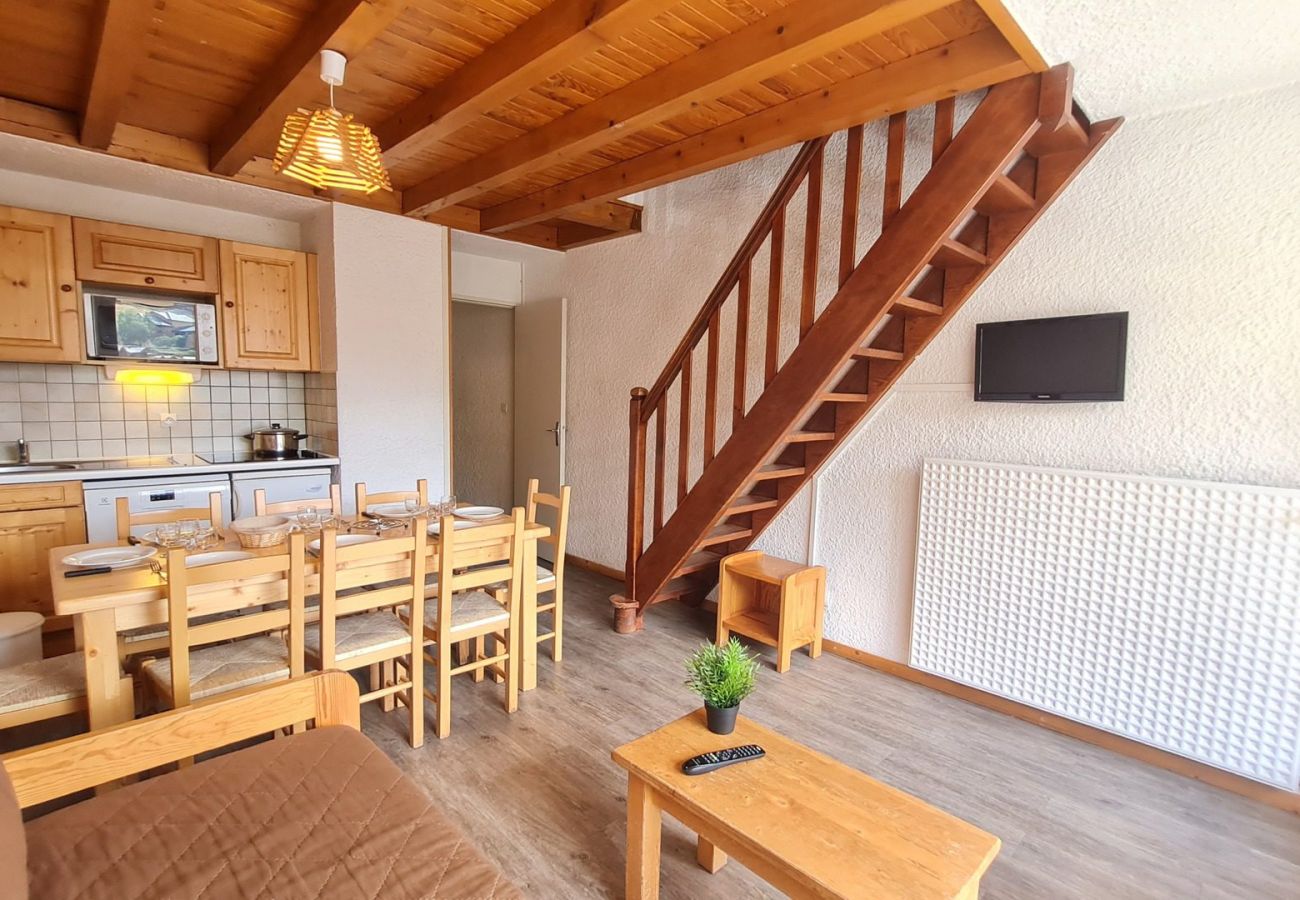 Apartment in Les Deux Alpes - Spacious duplex 8 ppl, balcony, mountain view