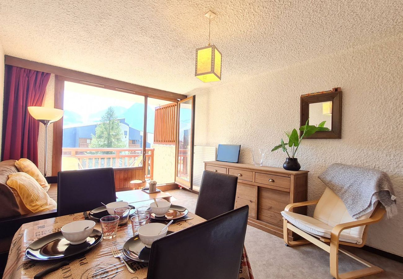 Studio in Les Deux Alpes - Bright studio 4 ppl, balcony, mountain view