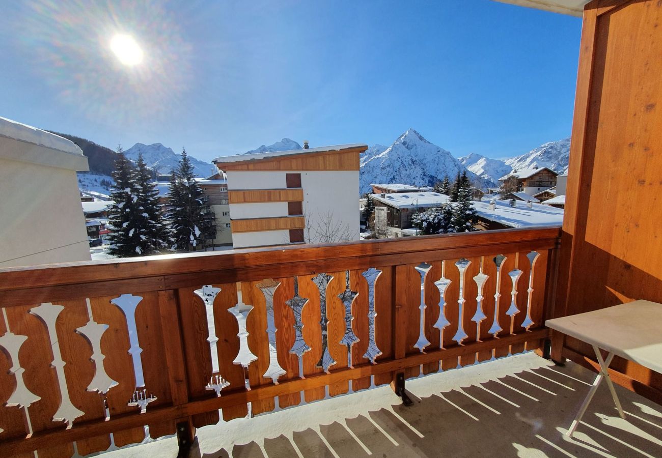 Studio in Les Deux Alpes - Bright studio 4 ppl, balcony, near the ski station