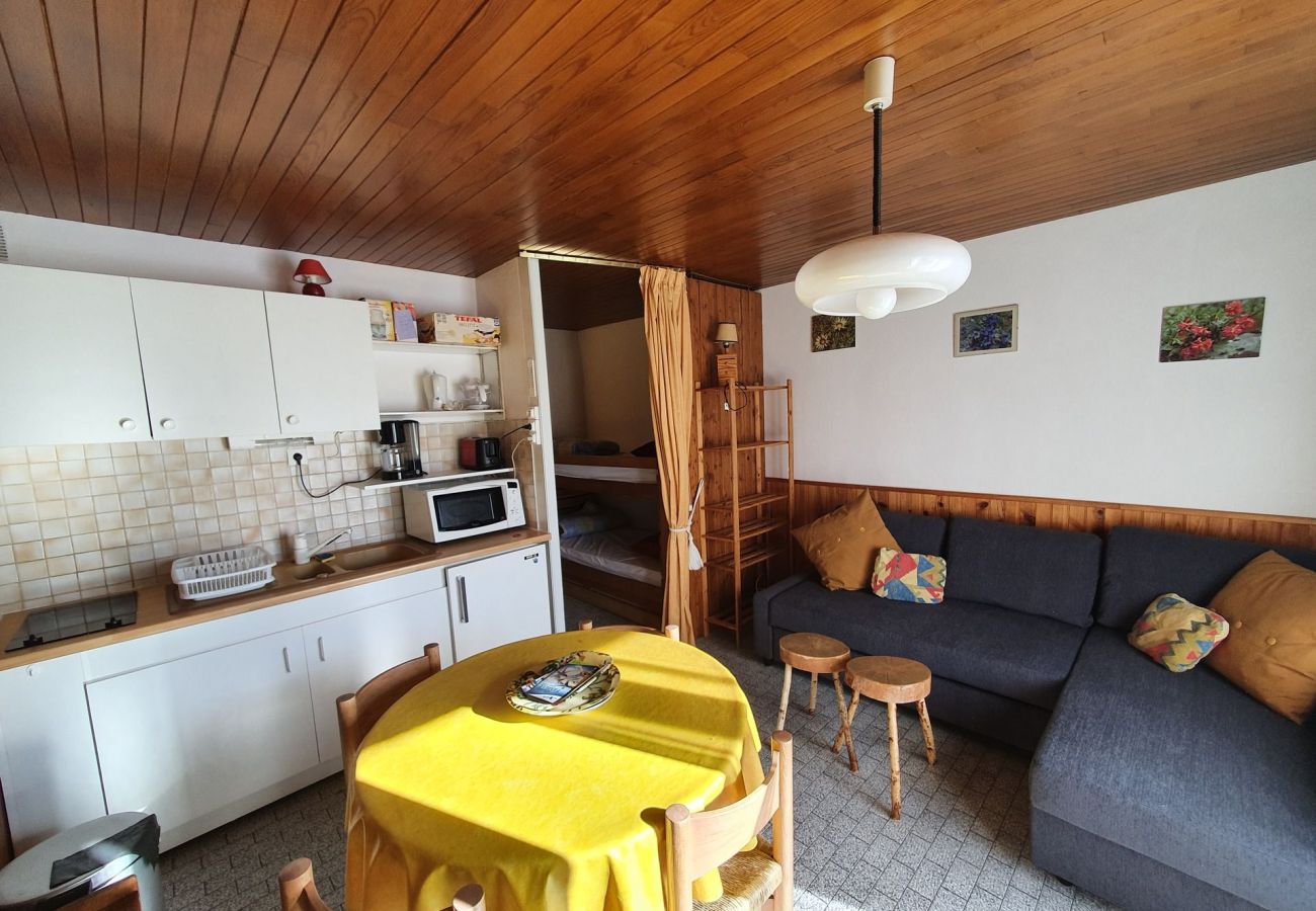 Studio in Les Deux Alpes - Bright studio 4 ppl, balcony, near the ski station