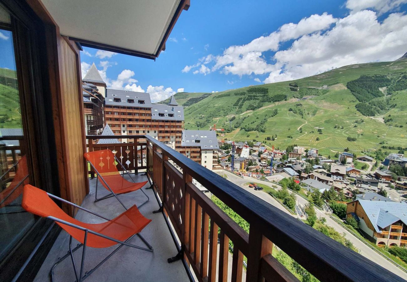 Apartment in Les Deux Alpes - Apt 4 pers, terrace, near the ski station