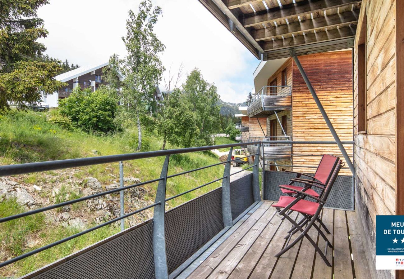 Studio in Chamrousse - Bright apt 5 ppl, wonderful balcony