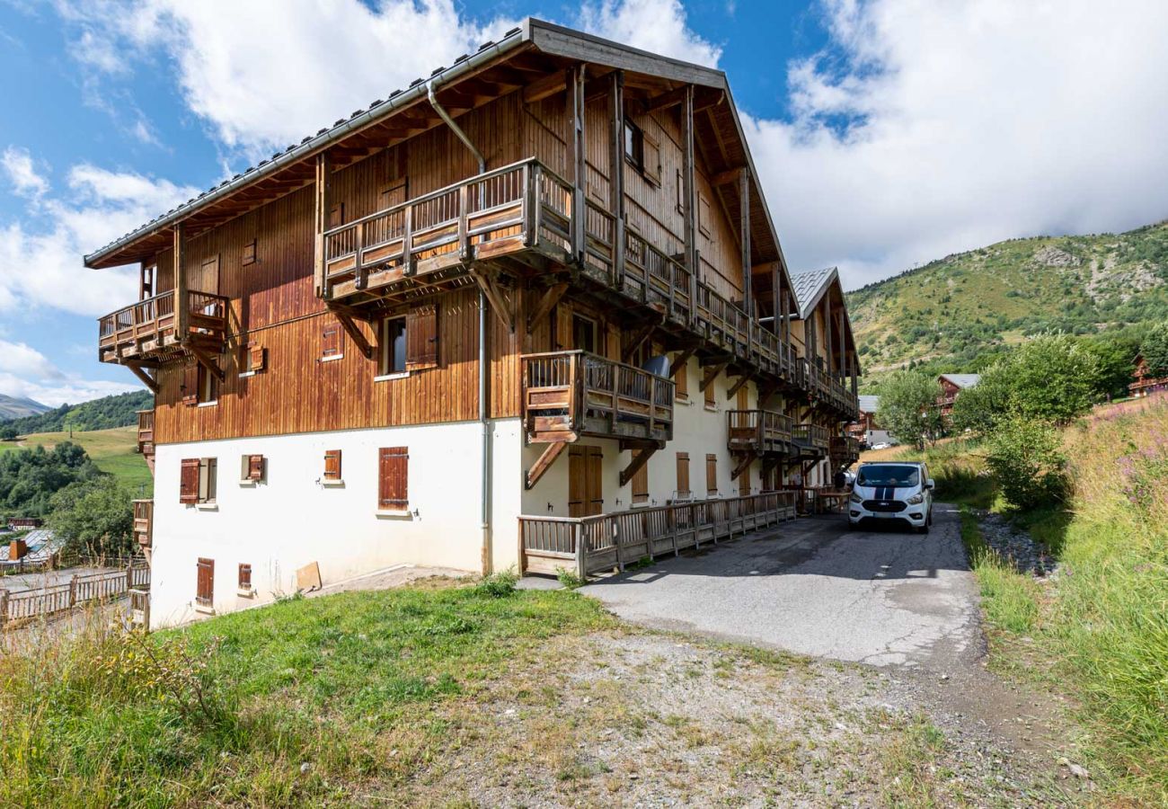 Studio in Saint-Sorlin-d´Arves - Studio 3 ppl, balcony with mountain view