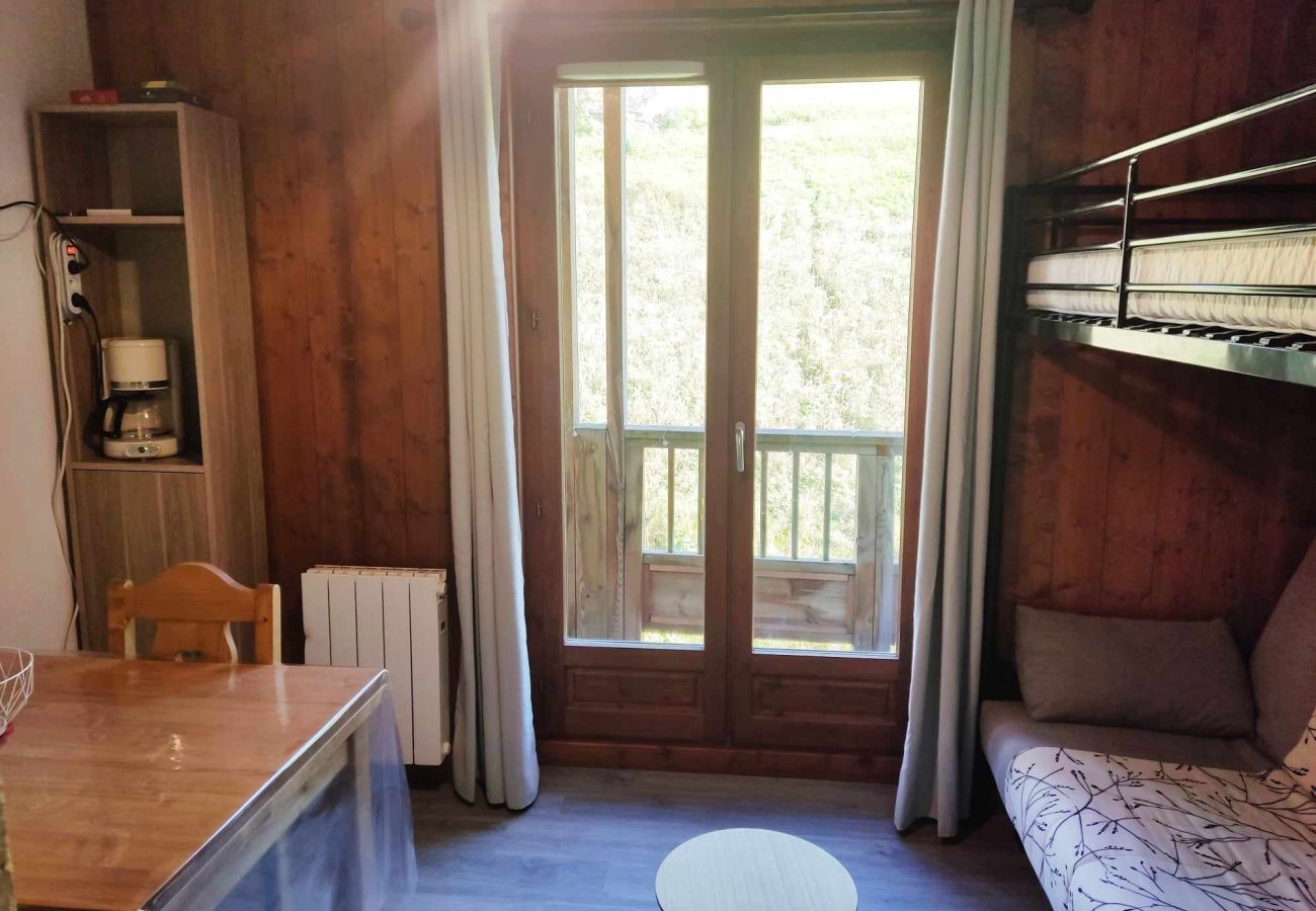 Studio in Saint-Sorlin-d´Arves - Studio 3 ppl, balcony with mountain view