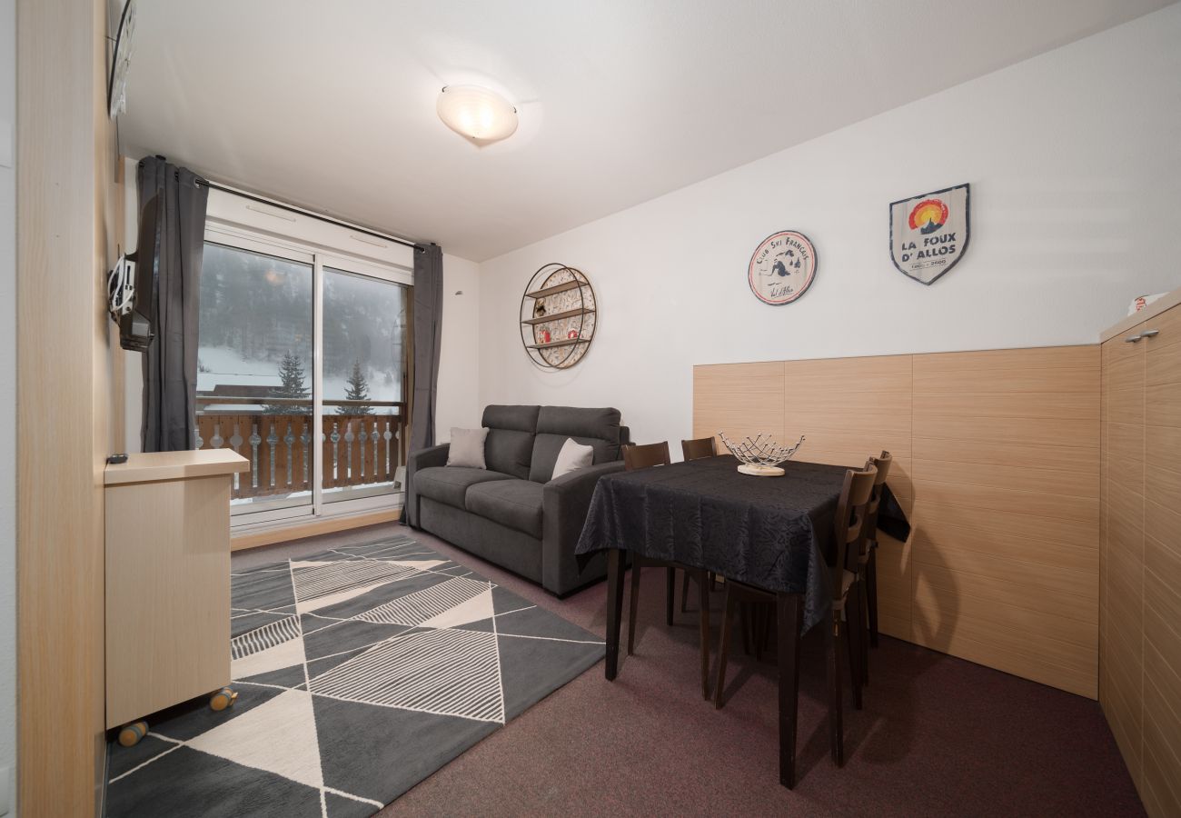 Studio in Allos - Apt 4/6 ppl near the ski runs