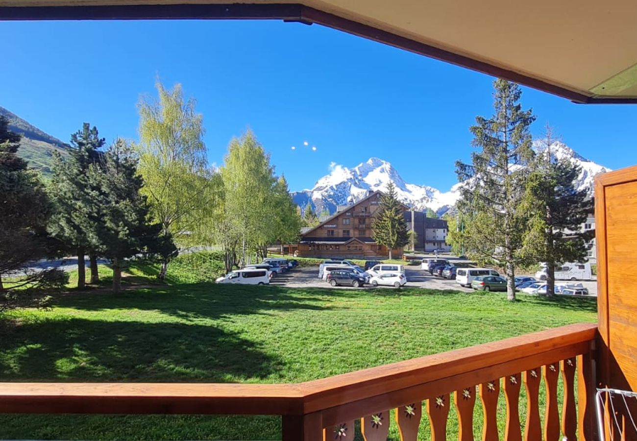 Studio in Les Deux Alpes - Studio 4 ppl, balcony mountain view