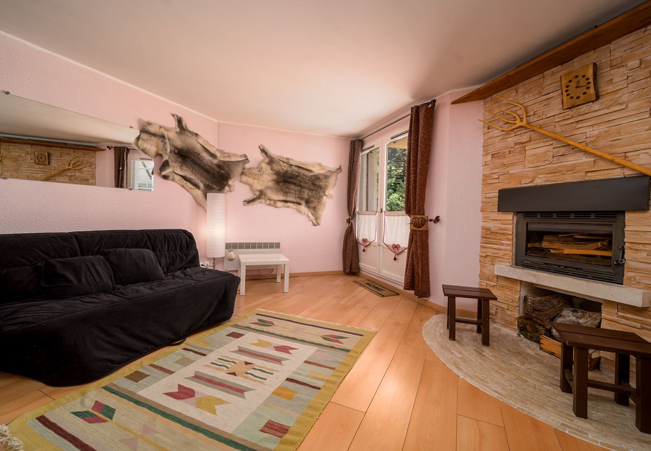 Studio in Allos - Magnificent 4-pers studio with fireplace