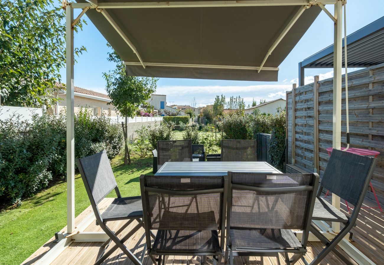 Villa in Sérignan - Bright villa 4 ppl, garden, close to the sea