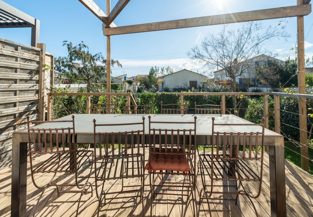 Villa in Sérignan - Bright villa 8 ppl, garden, close to the sea