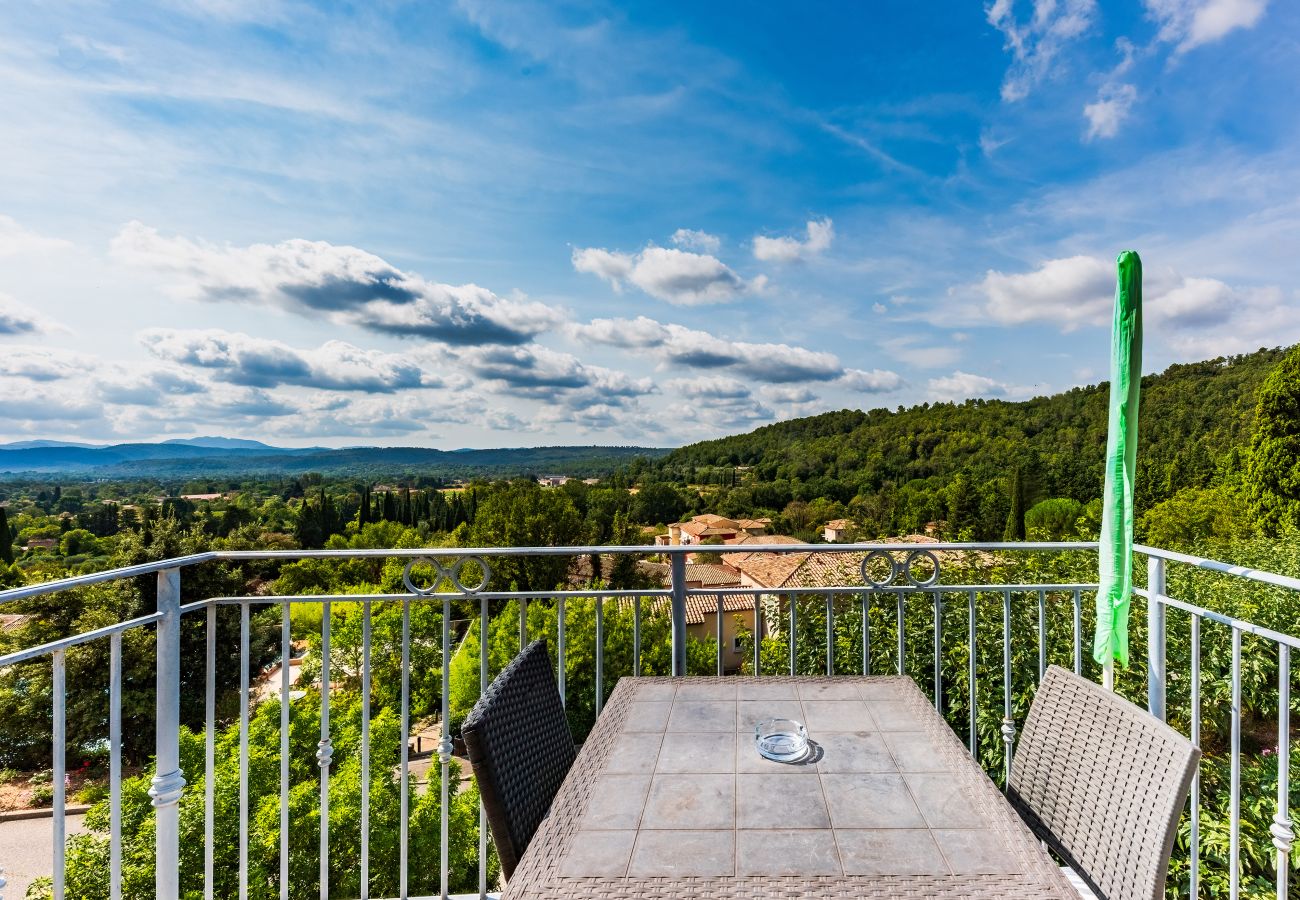 Studio in Callian - Nice Studio 2 Pers pool view