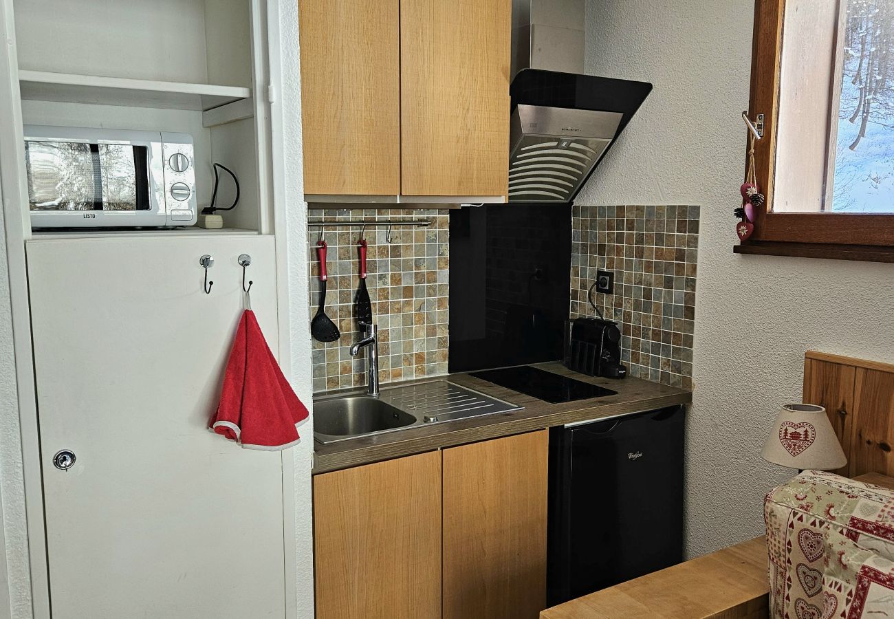 Studio in Allos - Studio with loggia, sleeps 4, mountain view