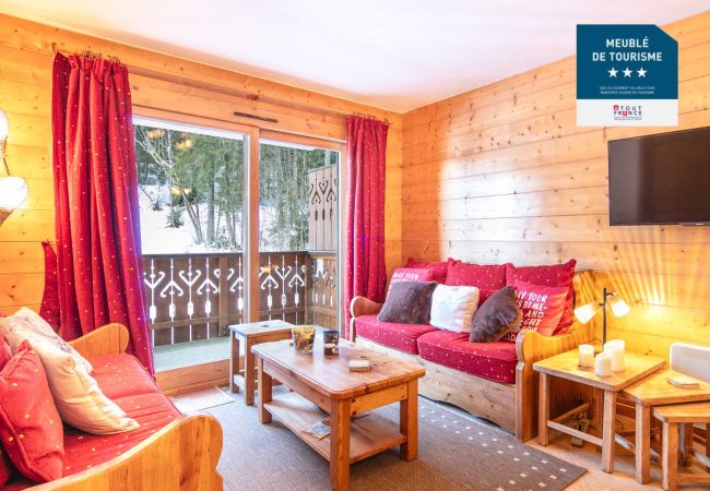 Apartment in Morillon - Appt cosy ski aux pieds 7-8 Pers 