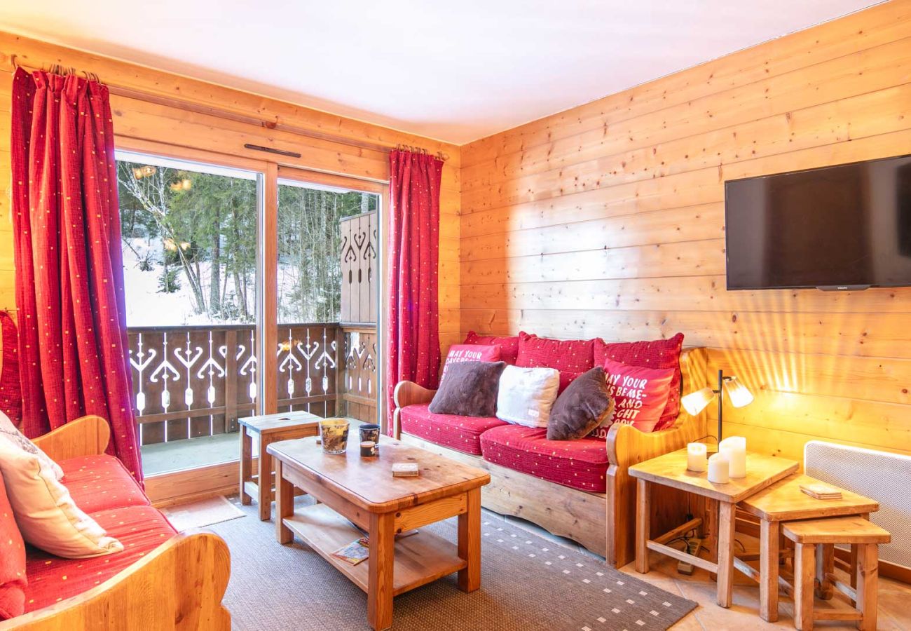Apartment in Morillon - Appt cosy ski aux pieds 7-8 Pers 