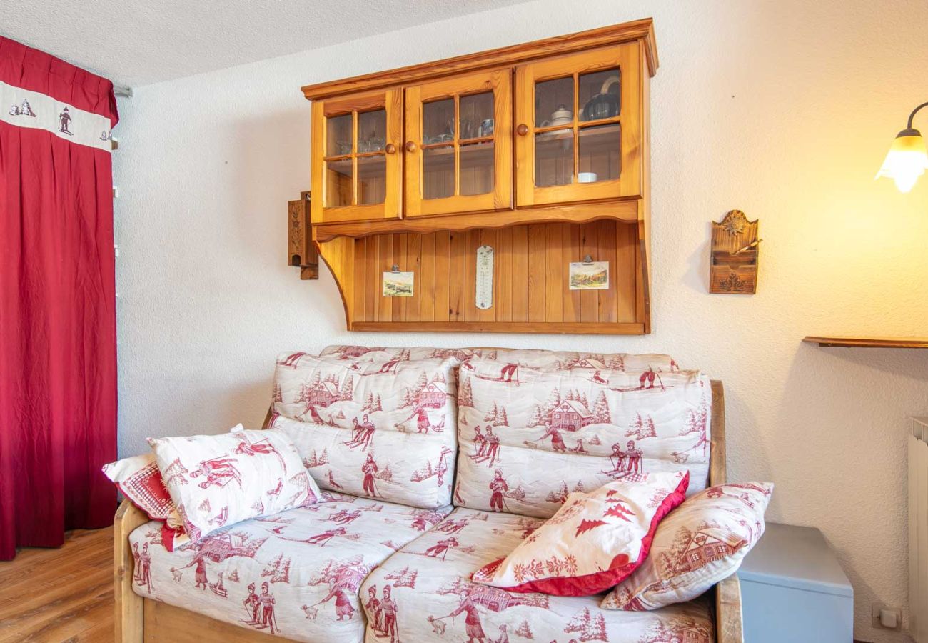 Studio in Chamrousse - Cute studio apartment for 4 people, balcony and garage