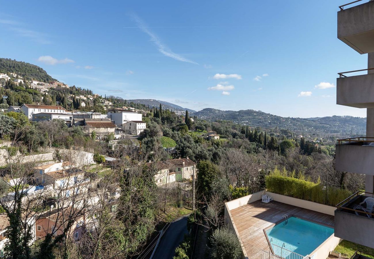 Apartment in Grasse - Charming apartment for 4 people, balcony, mountain view