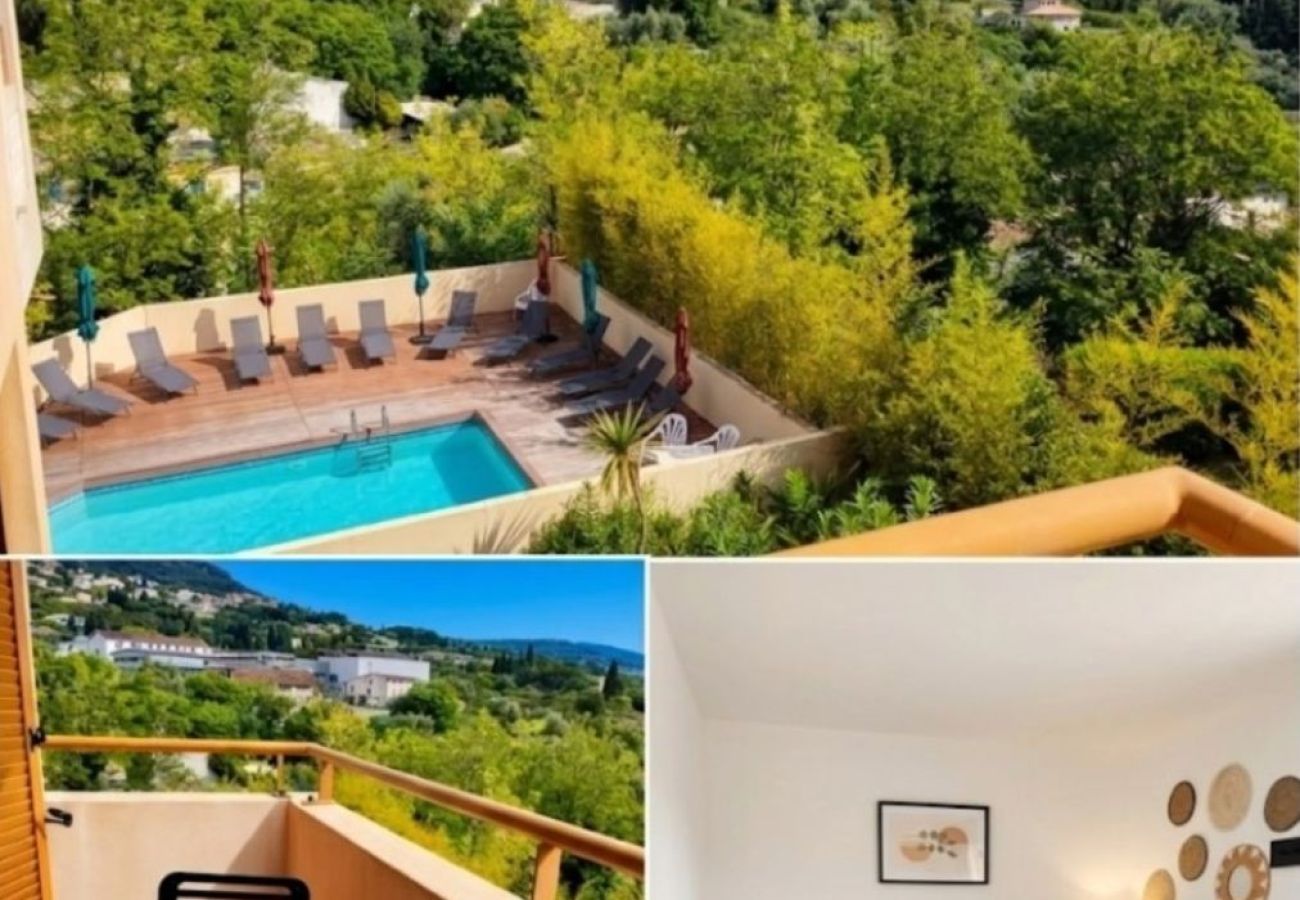 Studio in Grasse - Air-conditioned studio for 2 people, near the shops