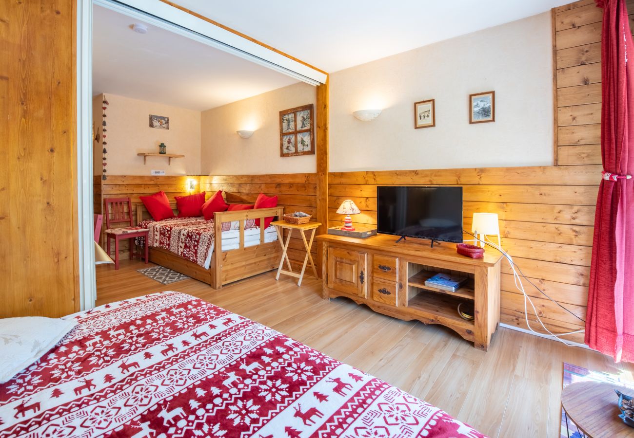 Studio in Les Deux Alpes - Studio apartment, downtown, mountain view