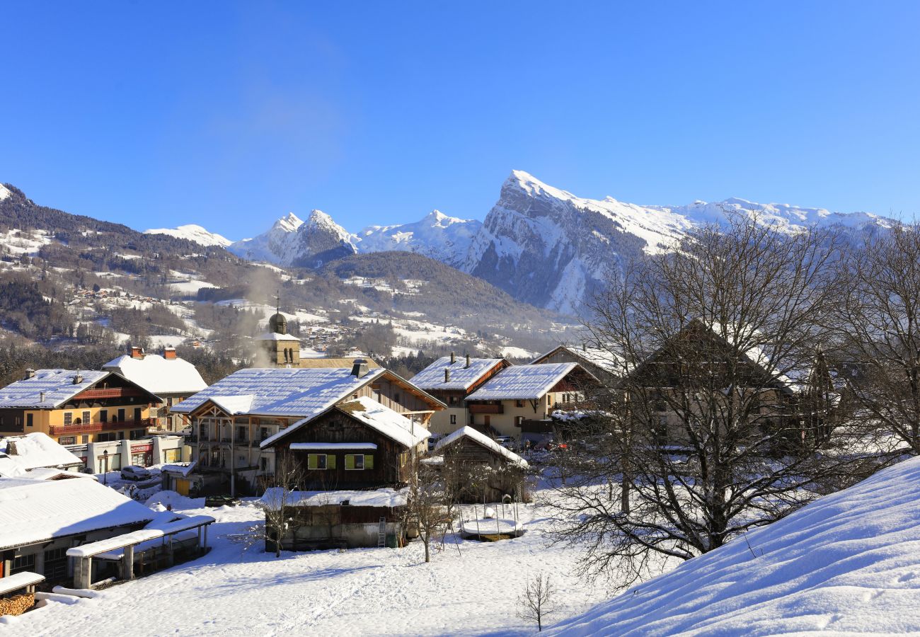 Appartement à Morillon - Appt au pied des pistes 4 pers avec balcon