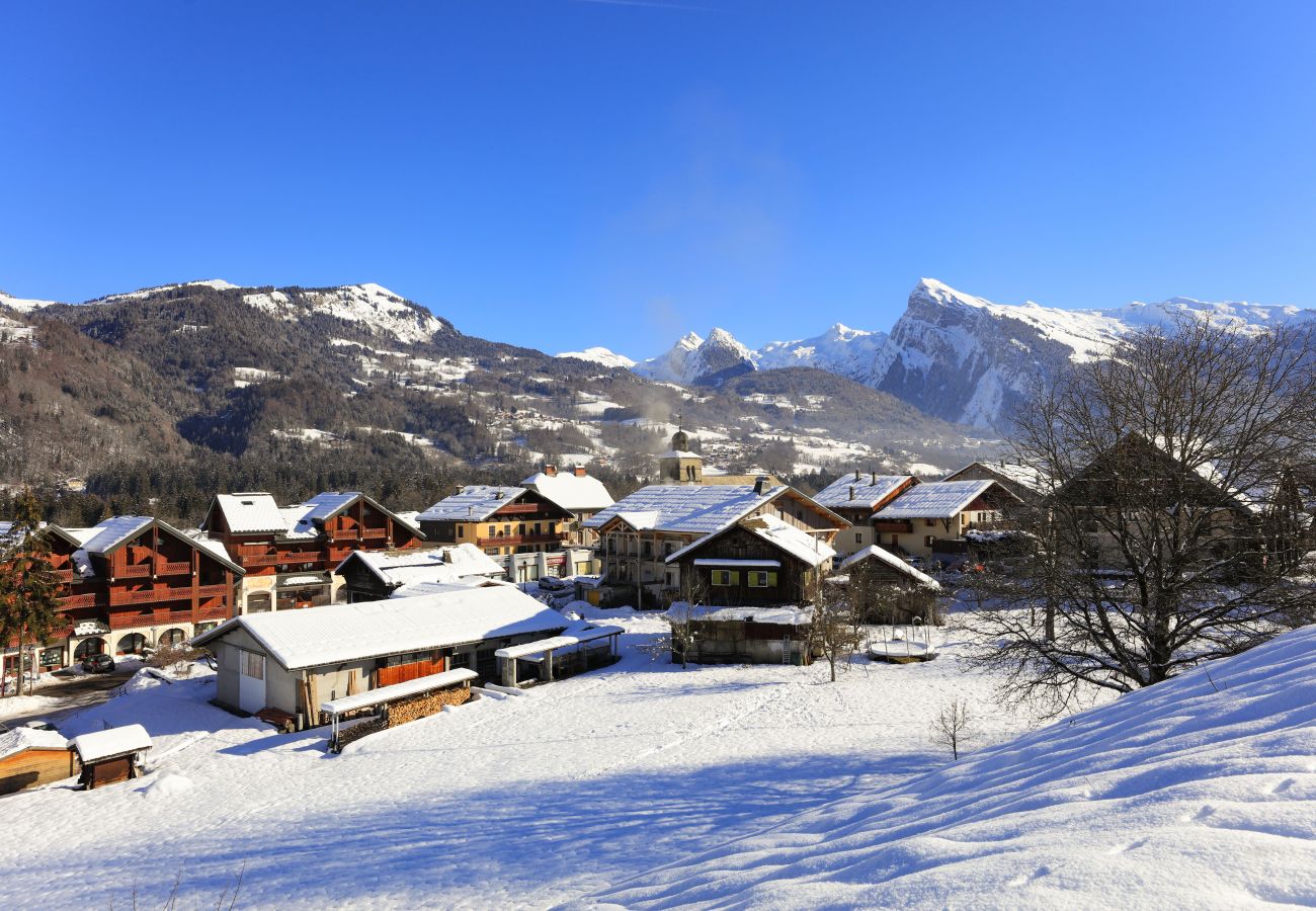 Appartement à Morillon - Appt au pied des pistes 4 pers avec balcon