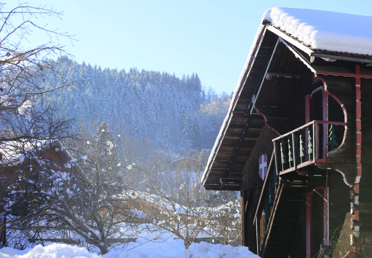 Appartement à Morillon - Appt au pied des pistes 4 pers avec balcon