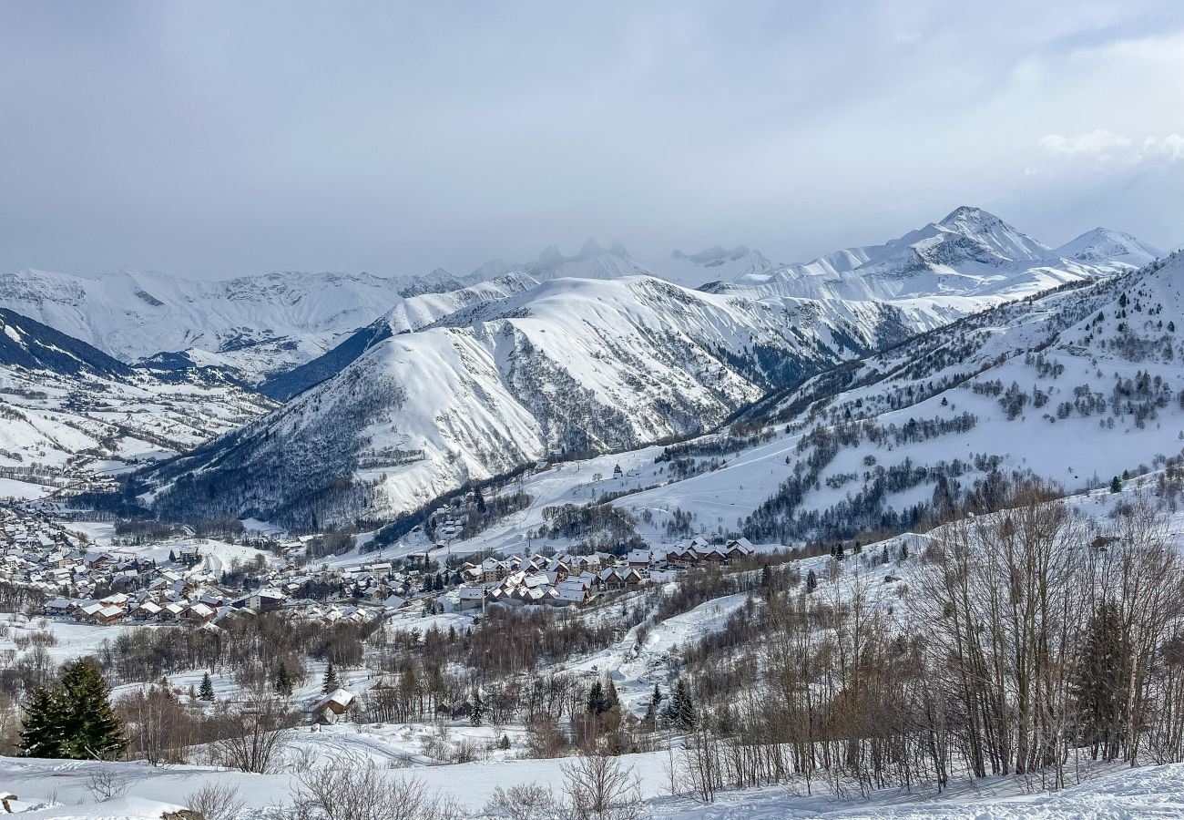 Appartement à Saint-Sorlin-d´Arves - Appt rénové 6 pers, 2 balcons vue montagne