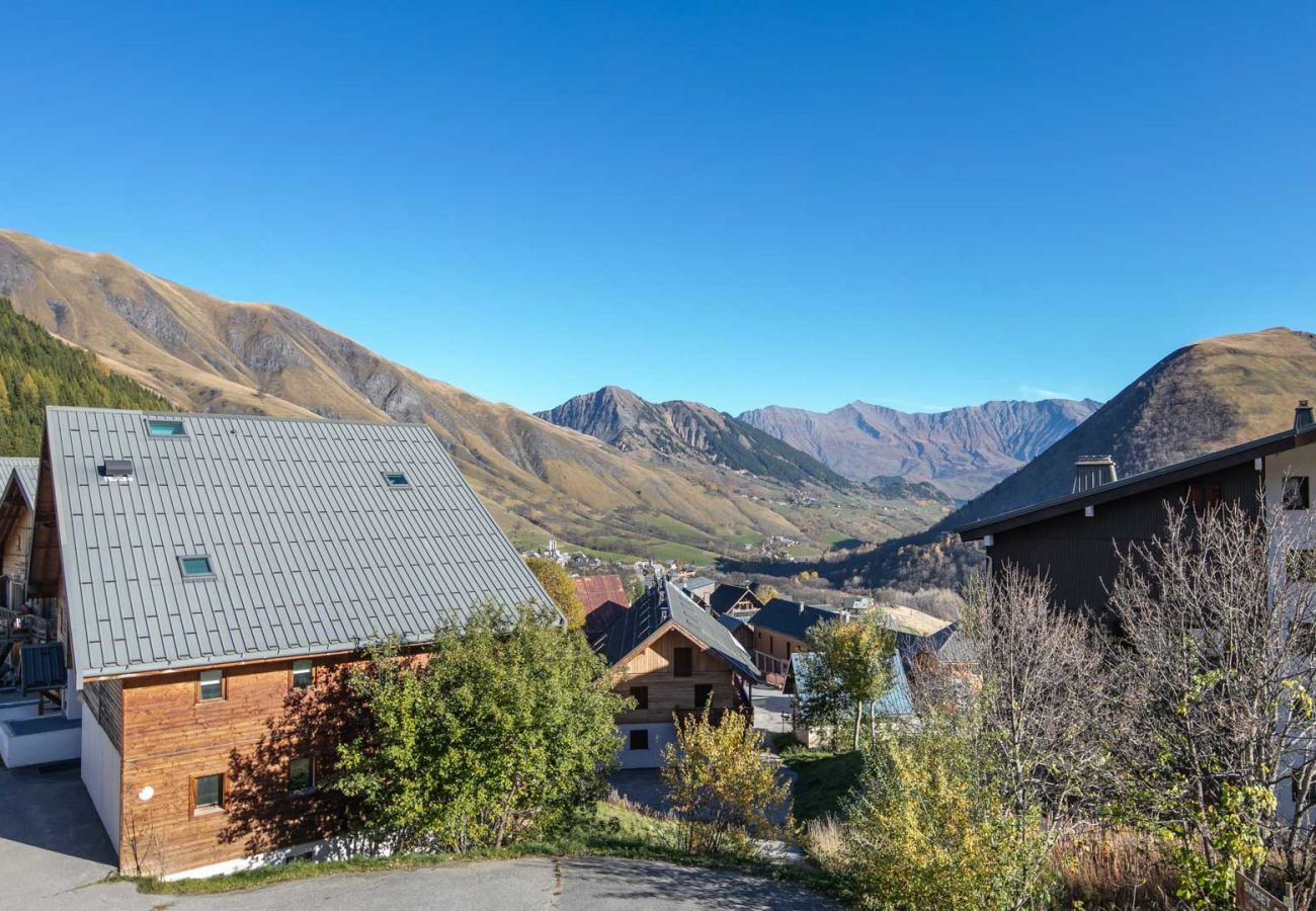 Appartement à Saint-Sorlin-d´Arves - Appt cosy 4 pers, balcon, piscine chauffée