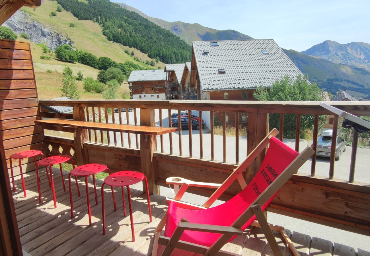 Appartement à Saint-Sorlin-d´Arves - Appt lumineux 5 pers, balcon vue montagnes