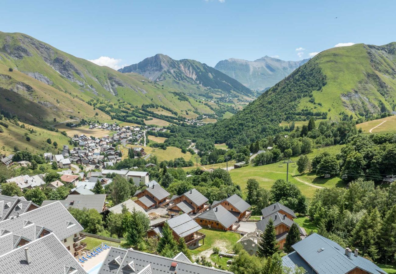 Appartement à Saint-Sorlin-d´Arves - Appt 5 pers, vue montagnes, piscine intérieure