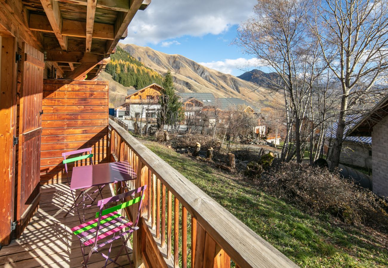 Appartement à Saint-Sorlin-d´Arves - Appt cosy 4 pers avec balcon, près des pistes 