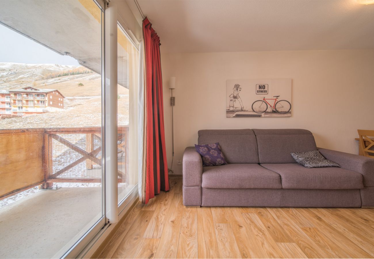 Appartement à Allos - Appt 6 pers au pied des pistes, balcon, piscine