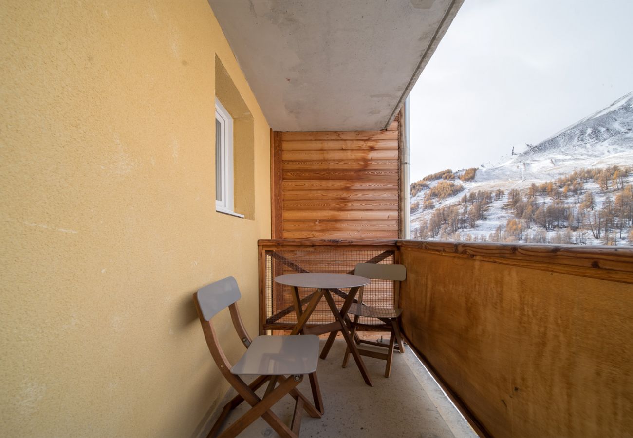 Appartement à Allos - Appt 6 pers au pied des pistes, balcon, piscine