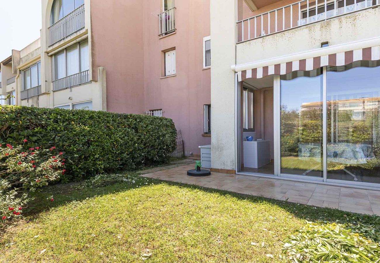 Appartement à Agde - Appt 4 pers, jardin, plage à 200m, parking privé